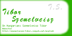 tibor szemelveisz business card